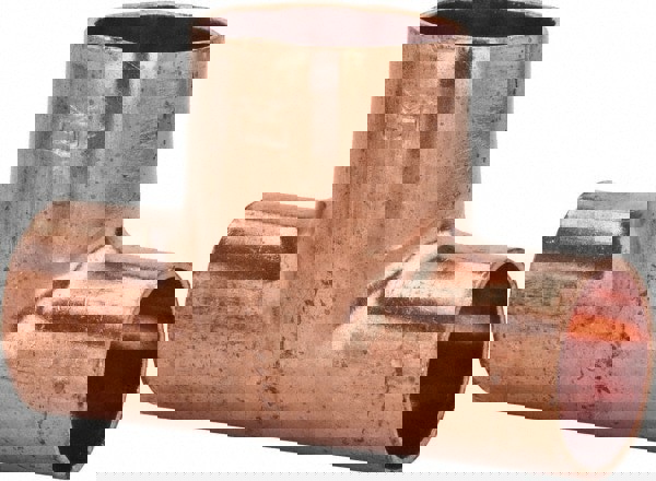 Wrot Copper Pipe Tee: 3/4